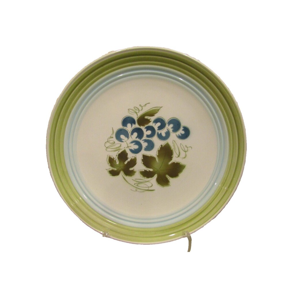 12" dinner plate Ironstone Japan Ovenproof Blue Grapes Pattern #4265
